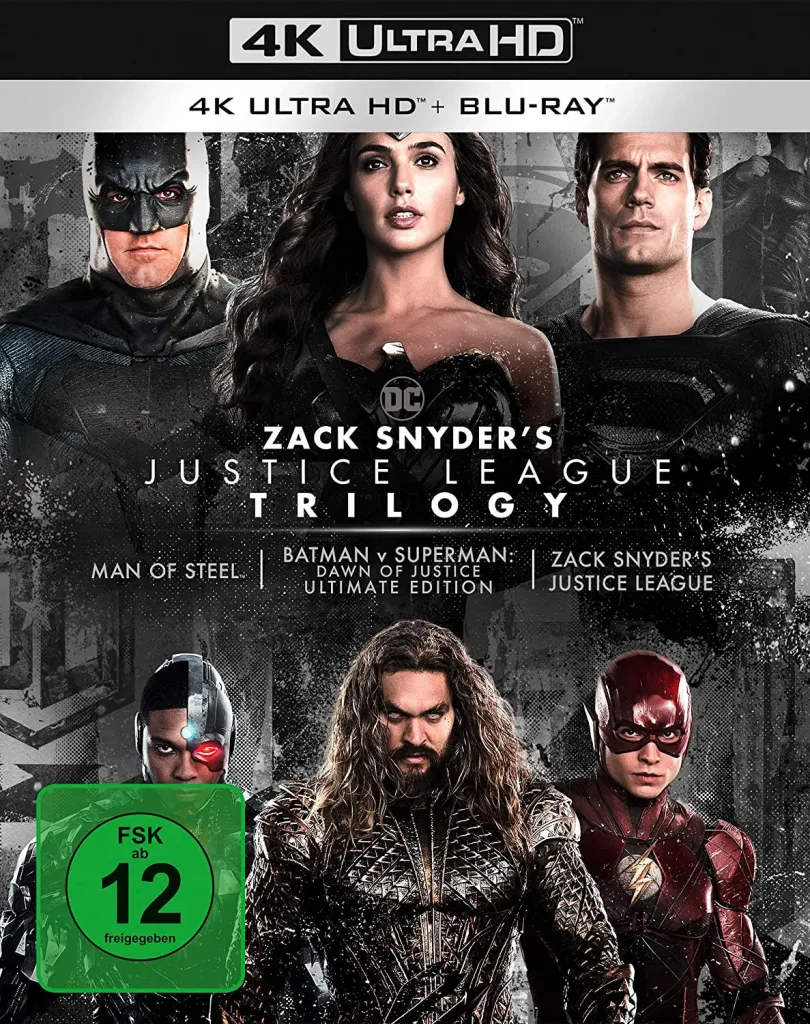The Justice League 4K Ultimate Collector's Edition mit der kompletten Justice League Trilogy