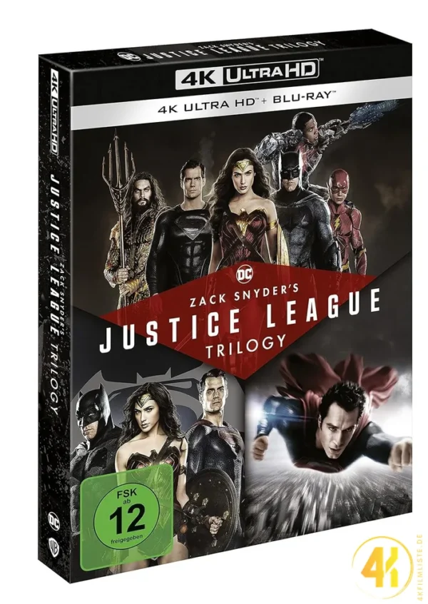 The Justice League Trilogie – 4K Blu-ray (UHD + Blu-ray Disc)