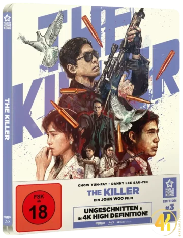 The Killer – 4K Steelbook (UHD + Blu-ray Disc + 2x Bonus Blu-ray)