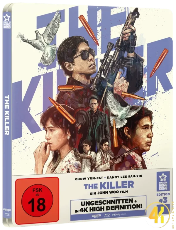 The Killer – 4K Steelbook (UHD + Blu-ray Disc + 2x Bonus Blu-ray)