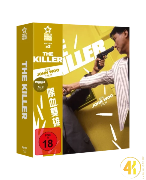 The Killer (Collector’s Edition) – 4K Steelbook (UHD + Blu-ray Disc + 2x Bonus Blu-ray)