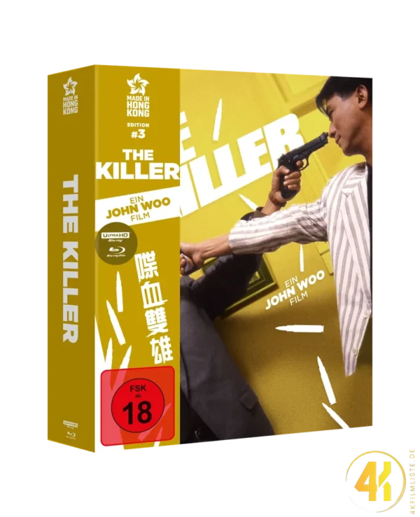 The Killer (Collector’s Edition) – 4K Steelbook (UHD + Blu-ray Disc + 2x Bonus Blu-ray)
