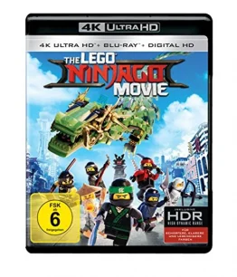 The LEGO Ninjago Movie 4K Blu-ray UHD Blu-ray Disc