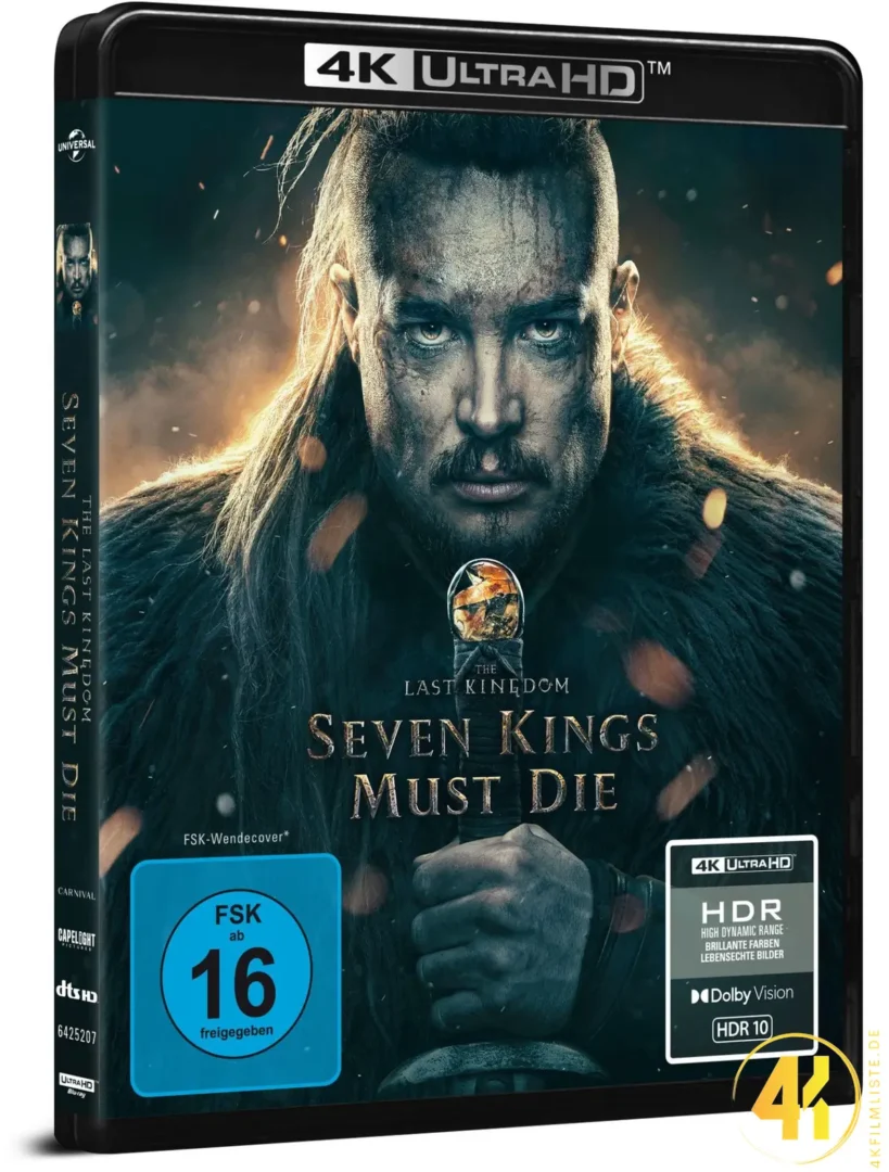 The Last Kingdom Seven Kings Must Die 4K Blu-ray