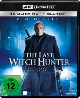 The Last Witch Hunter 4K UHD Blu-ray Disc Cover mit Vin Diesel
