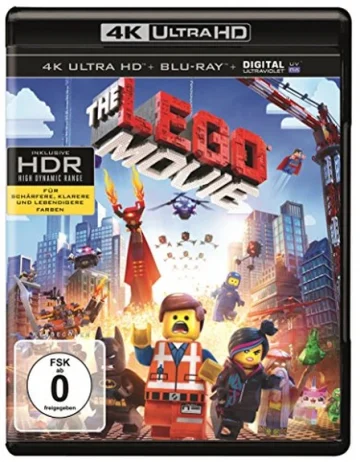 The Lego Movie 4K Blu-ray UHD Blu-ray Disc