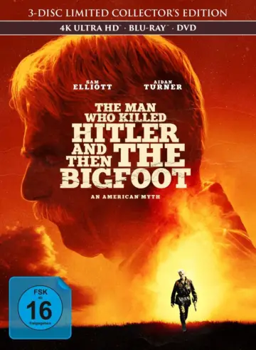 The Man Who Killed Hitler and Then The Bigfoot 4k Ultra HD Mediabook Cover