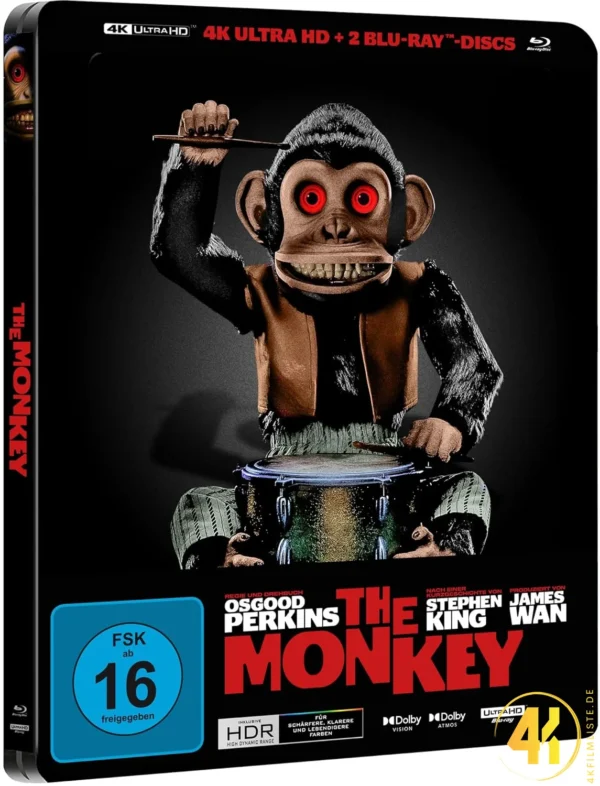 The Monkey – 4K Steelbook (UHD + Blu-ray Disc)