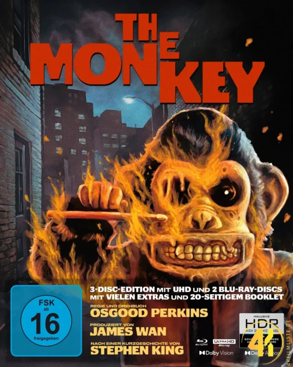 The Monkey – 4K Mediabook (UHD + Blu-ray Disc)