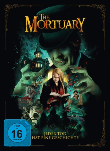 Frontcover The Mortuary 4K UHD Blu-ray Mediabook mit Blu-ray Disc