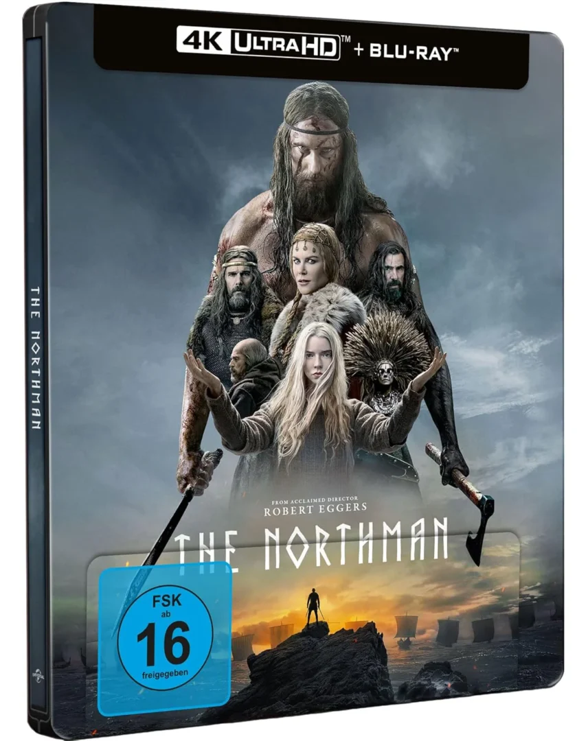 The Northman 4K Steelbook UHD Blu-ray Disc