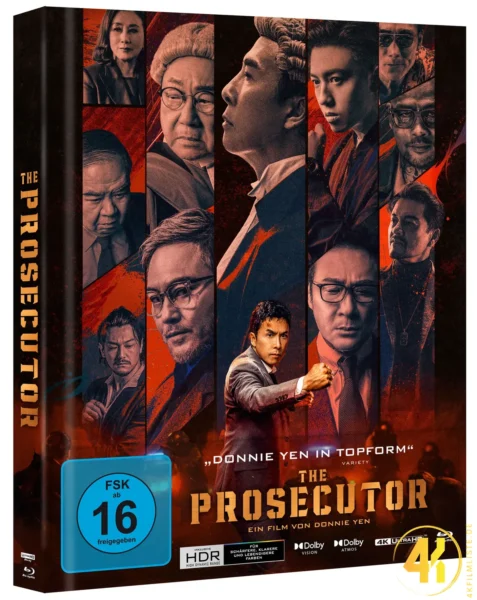 The Prosecutor Donnie Yen 4K Mediabook Ultra HD Blu-ray Disc