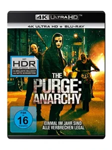 The Purge 2 Anarchy 4K Blu-ray UHD Blu-ray Disc