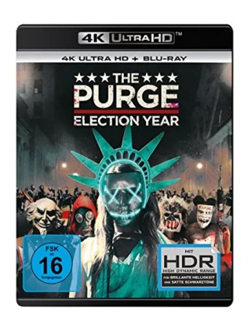 The Purge 3 Election Year 4K Blu-ray UHD Blu-ray Disc