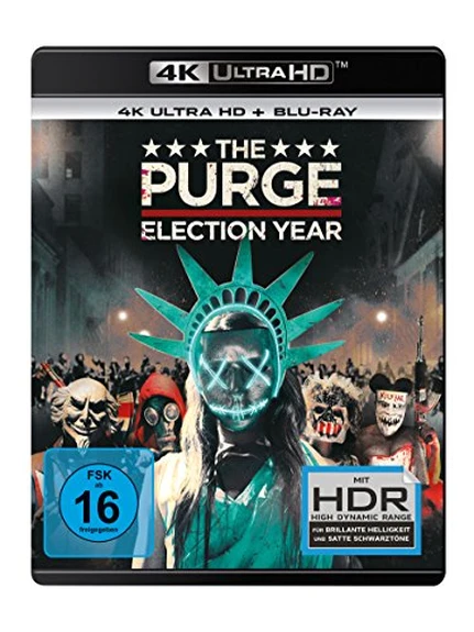 The Purge 3 Election Year 4K Blu-ray UHD Blu-ray Disc