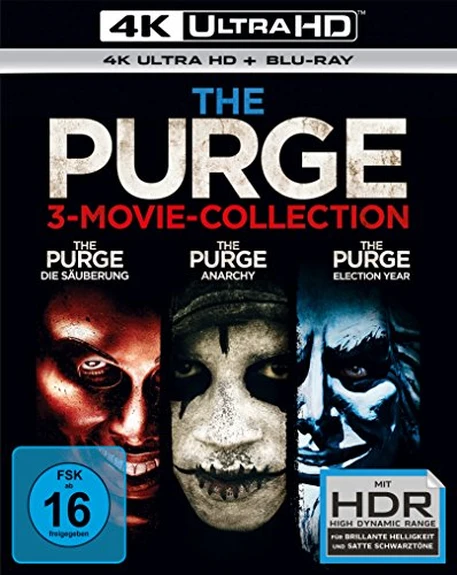The Purge Trilogie 4K Blu-ray UHD Blu-ray Disc