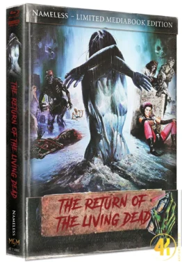 The Return of the Living Dead wattiert Cover A 4K Mediabook Ultra HD Blu-ray Disc