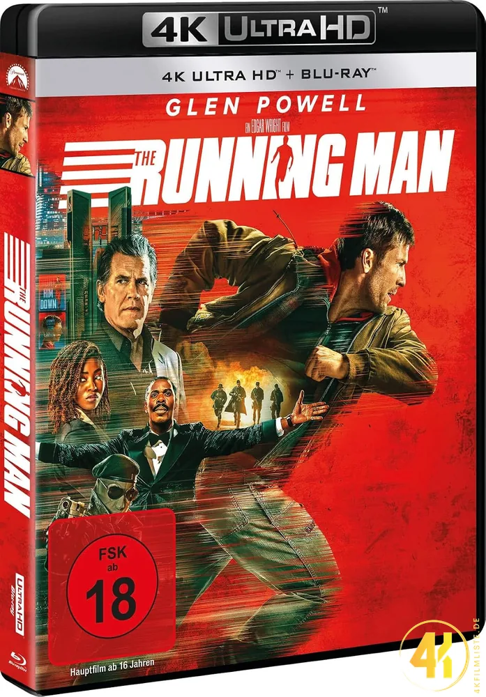 The Running Man 2025 4K Blu-ray Ultra HD Blu-ray Disc 1