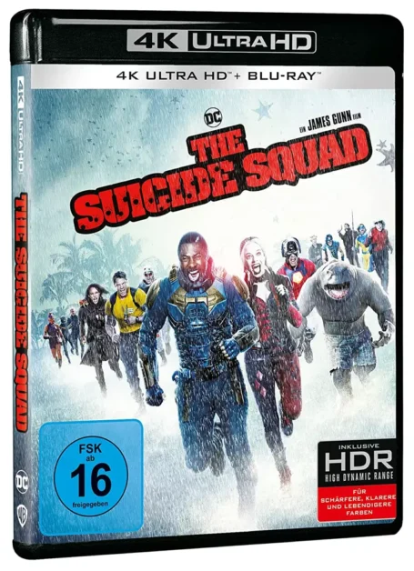 The Suicide Squad - 4K Blu-ray (Frontcover) - UHD-Blu-ray mit Idris Elba und Margot Robbie