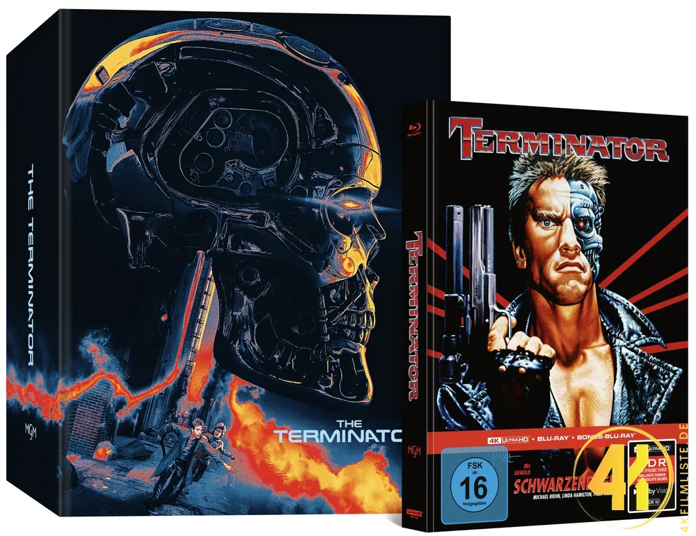 The Terminator Ultimate Edition Cover B 4K Mediabook Ultra HD Blu-ray Disc