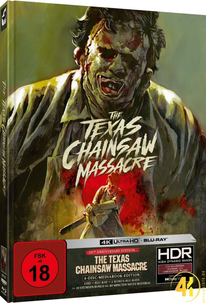 Blutgericht in Texas (Cover A) – 4K Mediabook (UHD + Blu-ray Disc + Bonus Blu-rays)
