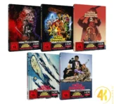The Texas Chainsaw Massacre 2 Full Set 4K Mediabook Ultra HD Blu-ray Disc