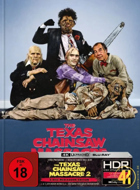 The Texas Chainsaw Massacre 2 (Cover E – „Breakfast Club“) – 4K Mediabook (UHD + Blu-ray Disc)