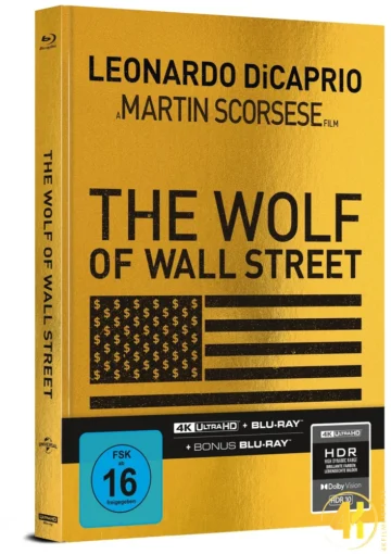 The Wolf of Wall Street (Cover A) – 4K Mediabook (UHD + Blu-ray Disc + Bonus Blu-ray)