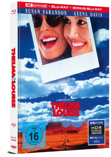 Thelma und Louise 4K Mediabook Ultra HD Blu-ray Disc 3 Disc