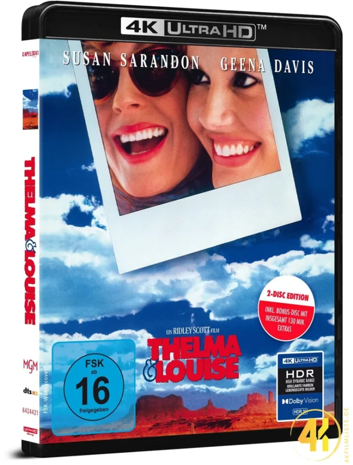 Thelma & Louise – 4K Blu-ray (UHD + Bonus Blu-ray)