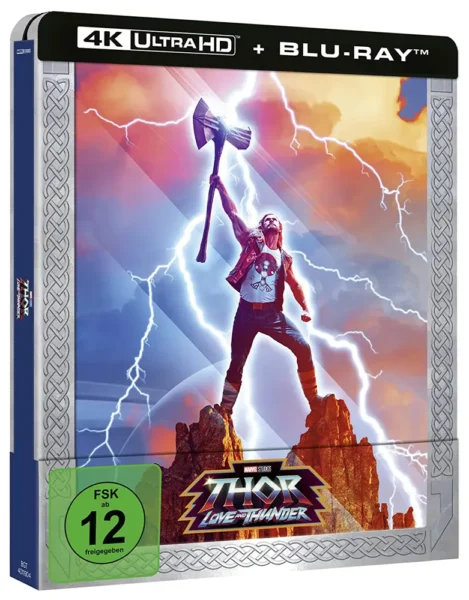 Thor: Love and Thunder - 4K Steelbook mit Thor und Stormbreaker