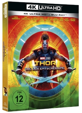 Thor: Tag der Entscheidung 4K Blu-ray Disc im Pappschuber