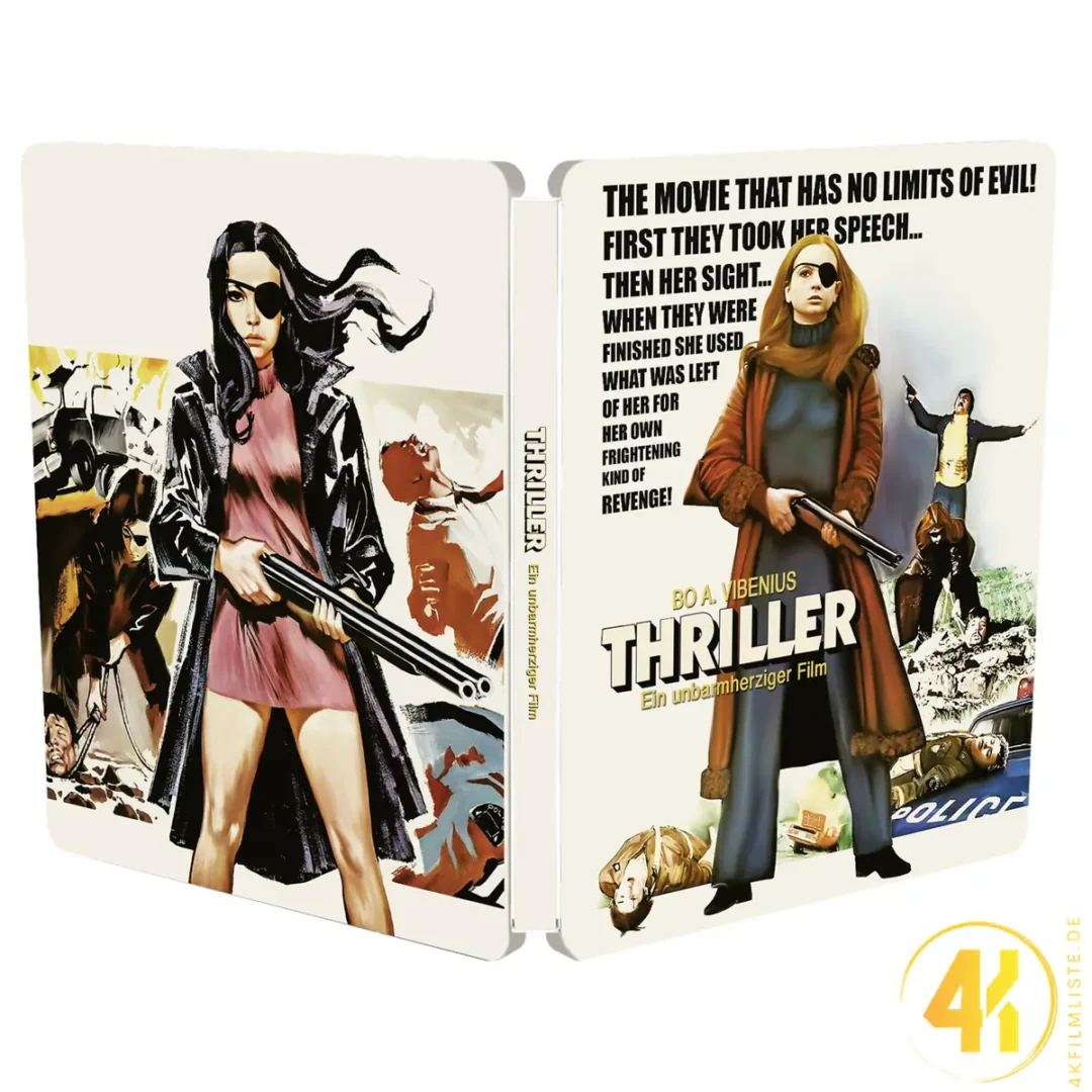 Thriller: ein unbarmherziger Film Cover B 4K Steelcase