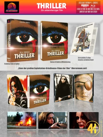 Thriller (Cover C) – 4K Steelcase (UHD + 2x Blu-ray Disc + 2x Bonus Blu-ray)