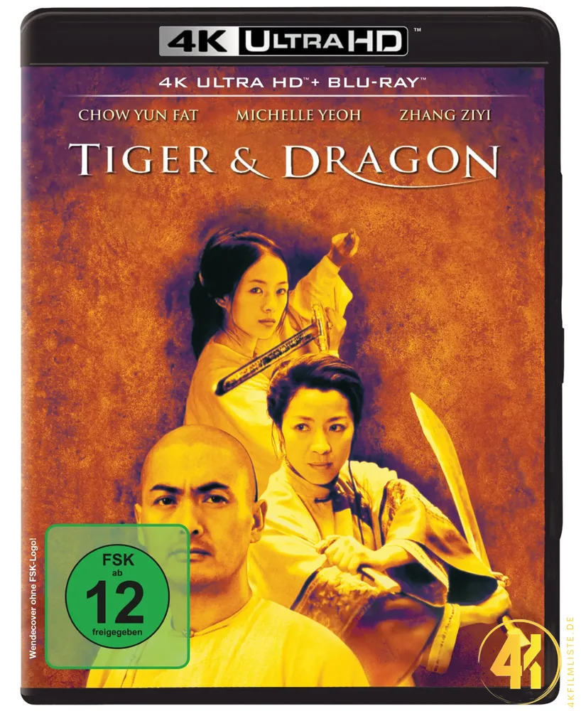 Tiger and Dragon 4K Blu-ray Ultra HD Blu-ray Disc