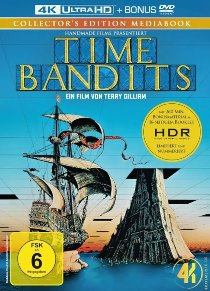 Time Bandits (1981)- 4K Mediabook (UHD Blu-ray Disc + Bonus DVD)