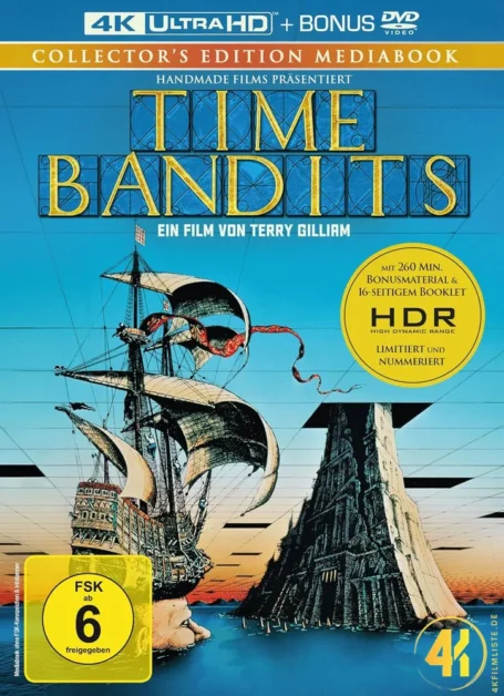 Time Bandits 1981 4K Mediabook Ultra HD Blu-ray Disc