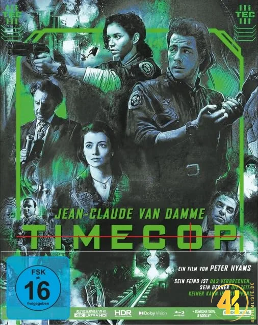 Timecop Cover B Amazon Exklusiv 4K Mediabook Ultra HD Blu-ray Disc