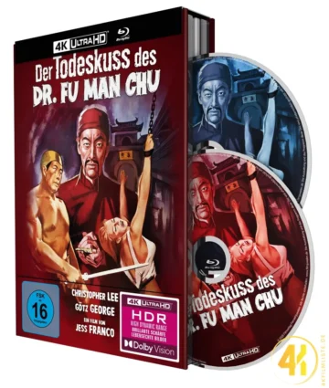 Der Todeskuss des Dr. Fu Man Chu – 4K Mediabook (UHD + Blu-ray Disc)