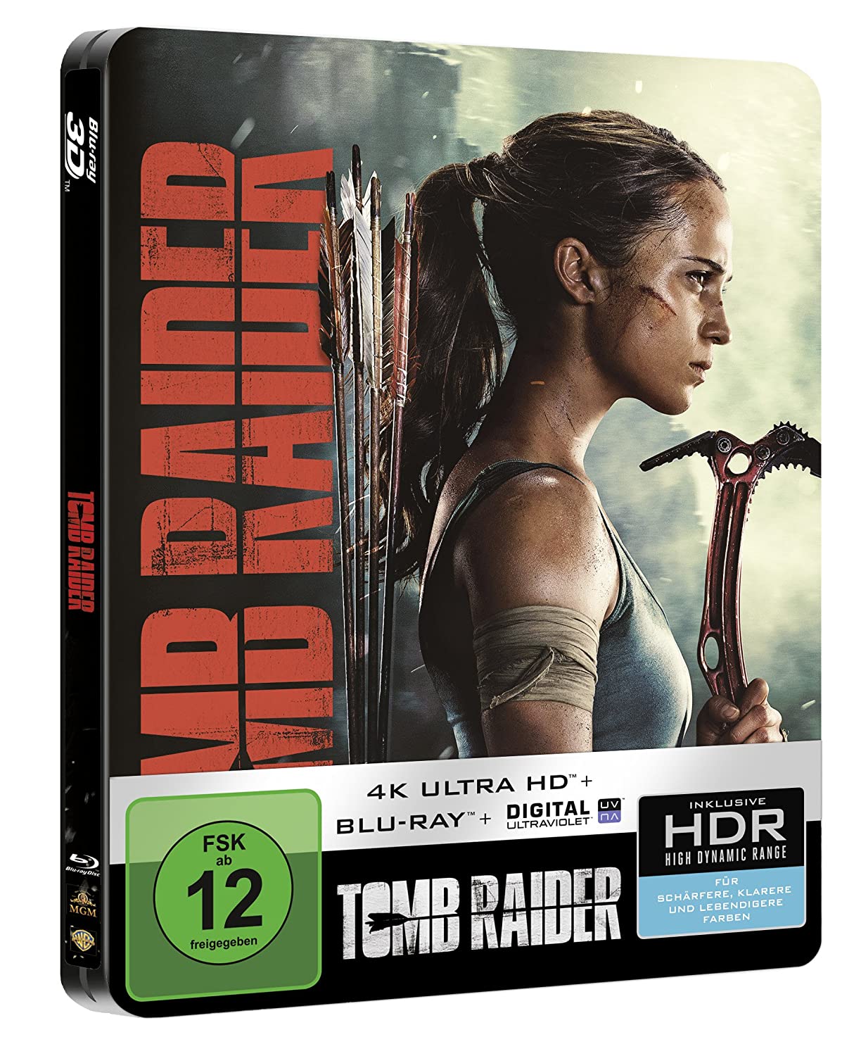 Tomb Raider – 4K Steelbook (2018) (UHD + Blu-ray Disc)