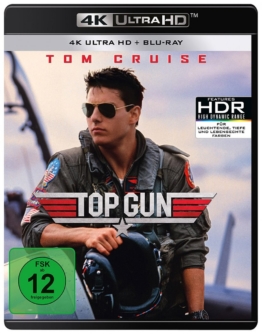 Top Gun (1986) UHD 4K Blu-ray Cover mit Tom Cruise