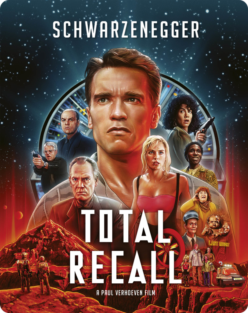 Total Recall (1990) mit Arnold Schwarzenegger im Poster Style (4K UHD Blu-ray Disc im Steelbook)