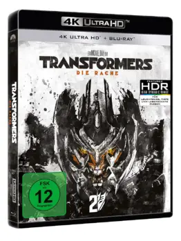 Transformers: Die Rache 4K Blu-ray Disc (Ultra HD Blu-ray Frontcover)