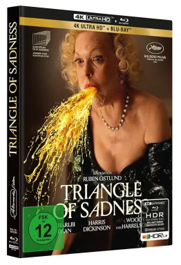 Triangle of Sadness 4K Mediabook + UHD Blu-ray Disc (HDR10 Plus)
