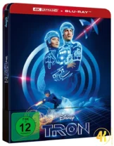 Tron 1982 Original 4K Steelbook Ultra HD Blu-ray Disc
