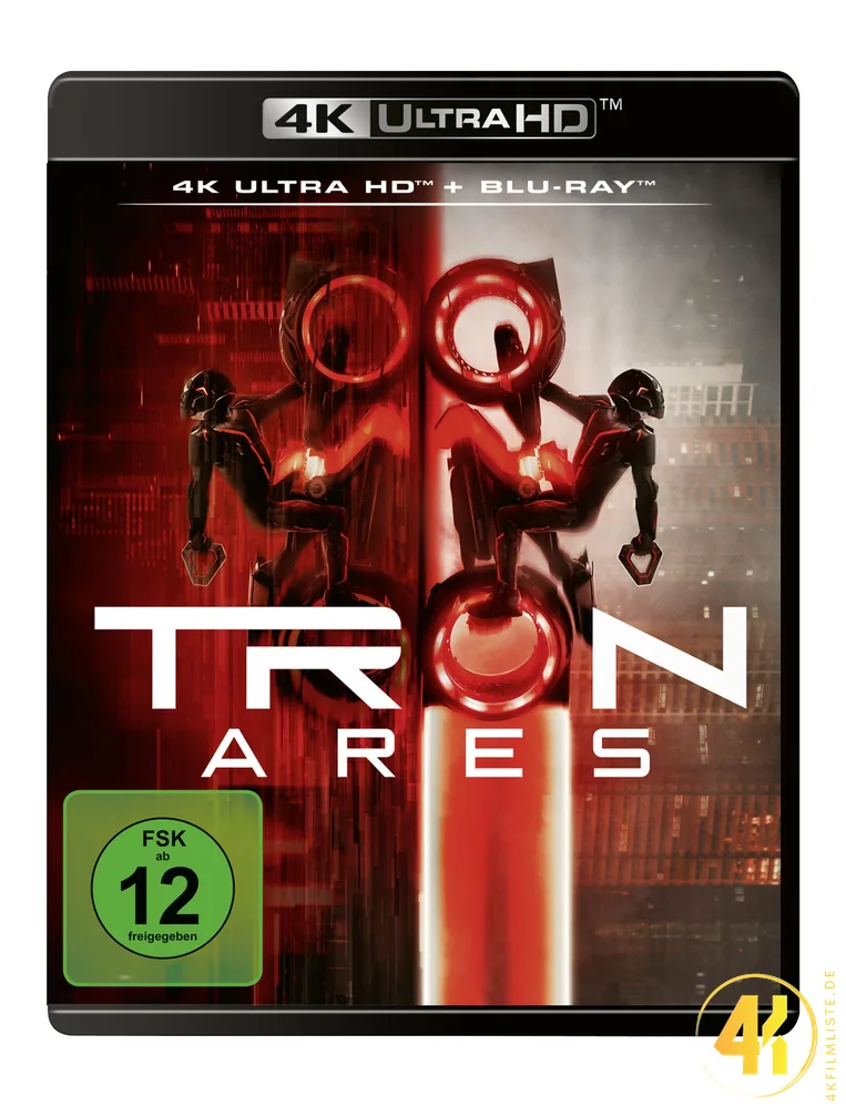 Tron Ares 4K Blu-ray Ultra HD Blu-ray Disc