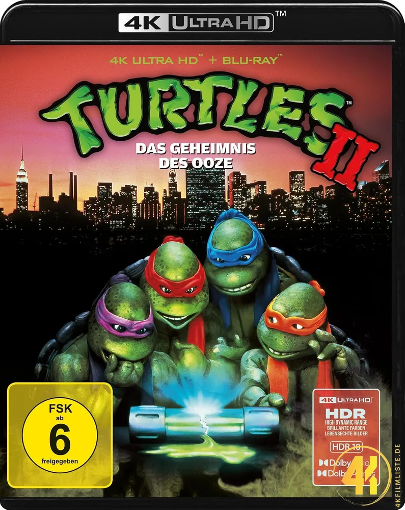 Turtles Das Geheimnis des Ooze 4K Blu-ray Ultra HD Blu-ray Disc