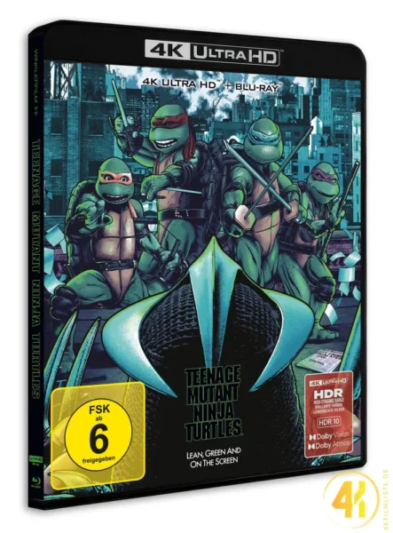 Turtles Der Film 4K Blu-ray Cover B Ultra HD Blu-ray Disc