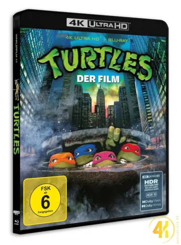 Teenage Mutant Ninja Turtles: Der Film (1990) (Cover A) – 4K Blu-ray (UHD + Blu-ray Disc)
