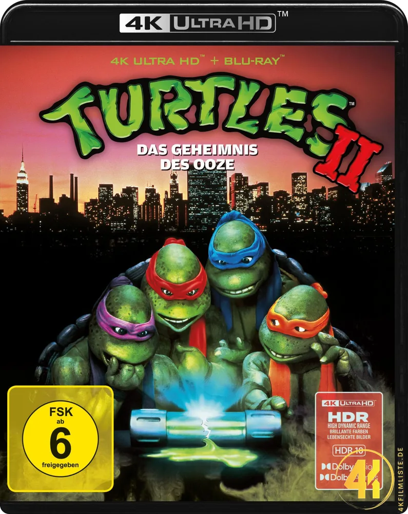 Turtles II Das Geheimnis des Ooze 4K Blu-ray Ultra HD Blu-ray Disc